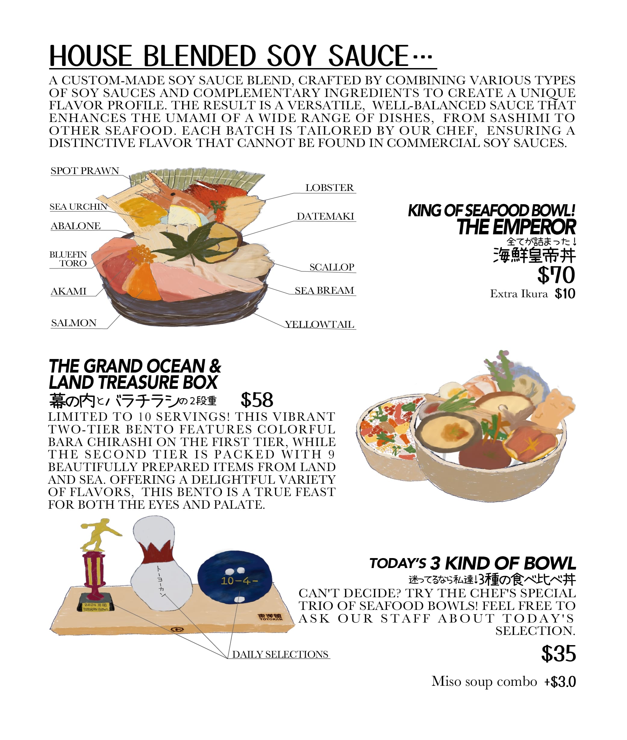 Food menu